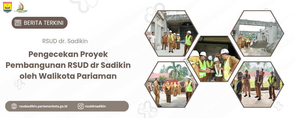 Wali Kota Pariaman Tinjau Proyek Pembangunan RSUD dr. Sadikin
